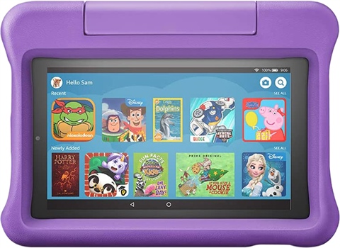 Amazon Kindle Fire 7 16GB Kids Edition Purple Case (2019), C - CeX